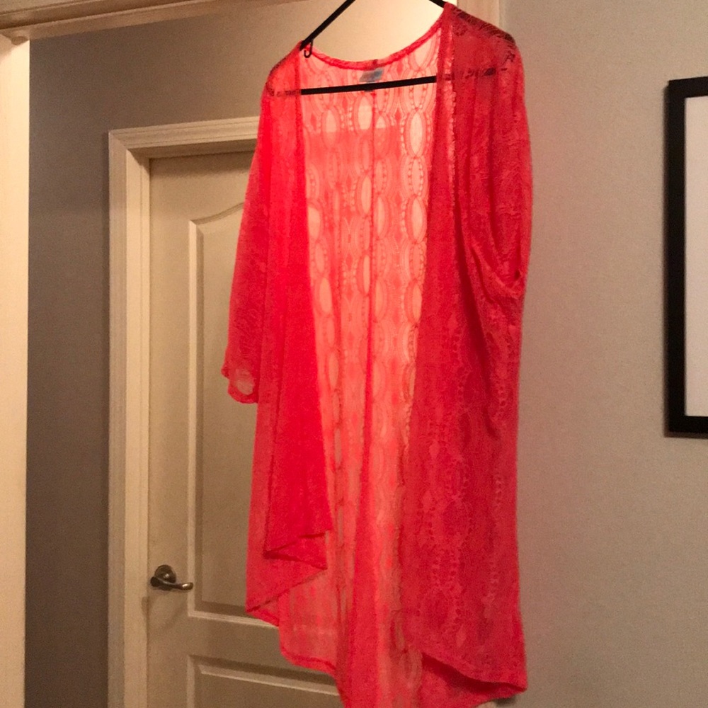 LulaRoe Lindsey Cardigan, worn once